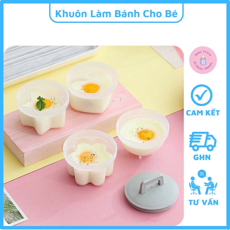 Khuôn Hấp Trứng, Làm Bánh, Pudding, Flan Cho Bé Ăn Dặm