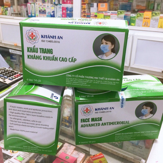 1 HỘP 50 cái khẩu trang Euro 4 lớp Quatest 3 Quai đeo siêu mềm | BigBuy360 - bigbuy360.vn