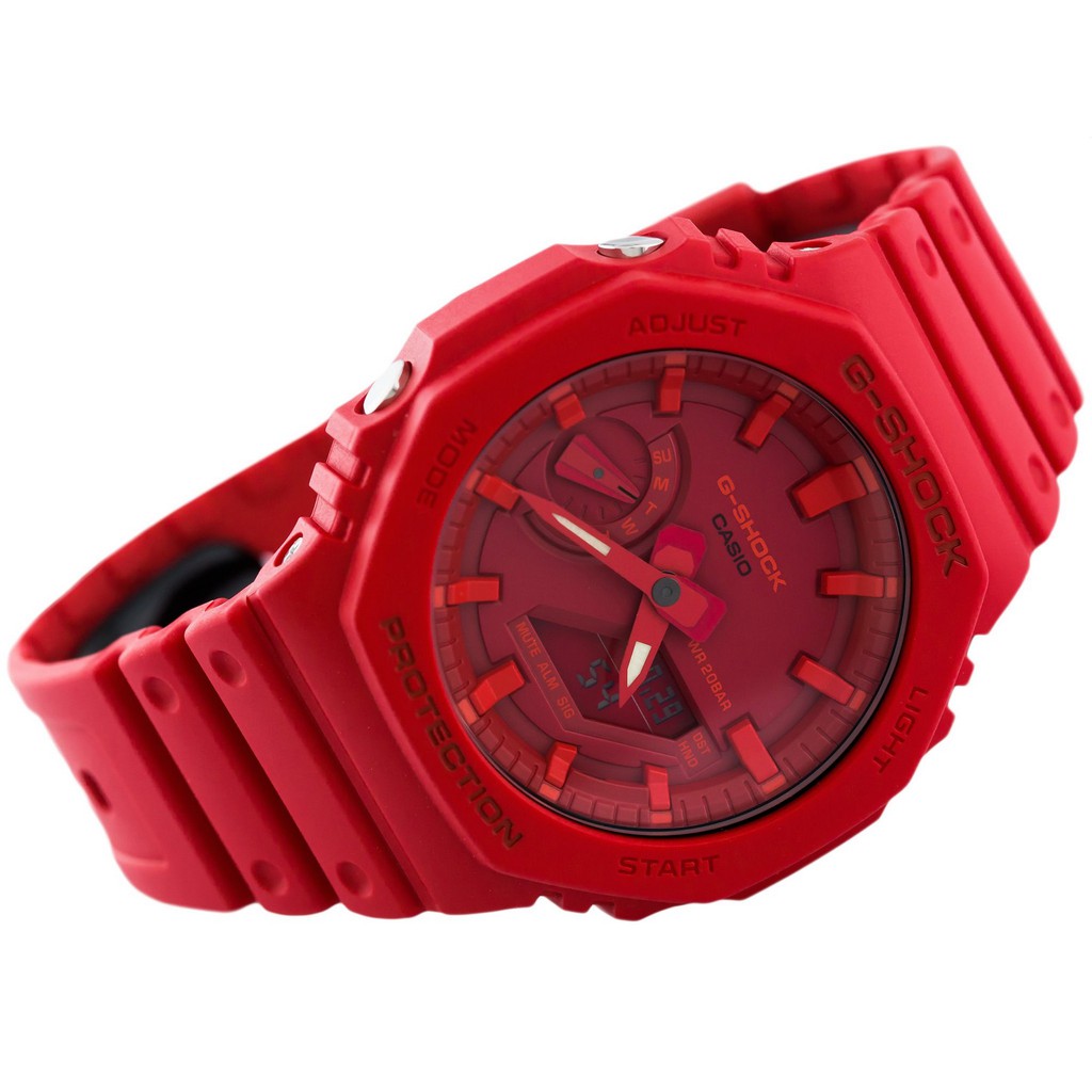 Đồng hồ nam dây nhựa Casio G-Shock chính hãng Anh Khuê GA-2100-4ADR