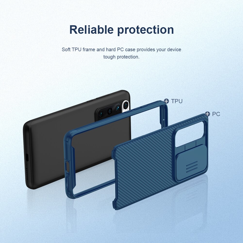 Ốp lưng Xiaomi Mi 10S NILLKIN CamShield Pro Ống kính trượt Bảo vệ máy ảnh ốp lưng cho Xiaomi Mi10S Mi 10S