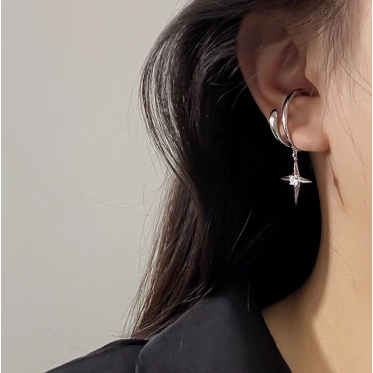 Khuyên Tai Hình Chữ Thập Phong Cách Harajuku Thời Trang Cá Tính