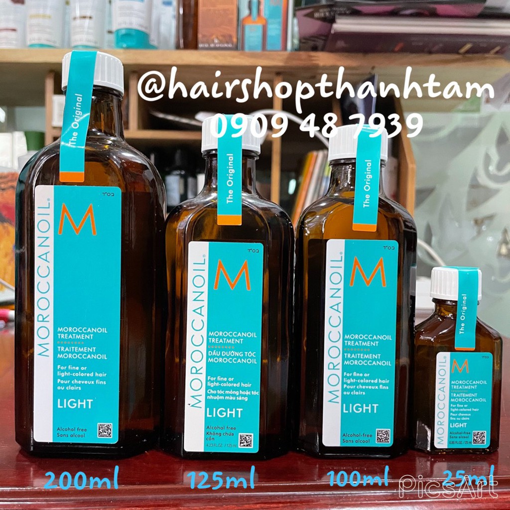 🌼Chính hãng 🌺 Dầu dưỡng tóc Moroccanoil Oil Treatment Light 200ml