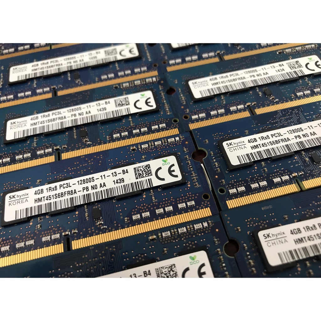 Ram Laptop 4GB DDR3 1600MHz PC3L-12800 1.35V Hynix Samsung Micron (BH 3 Năm 1 Đổi 1)