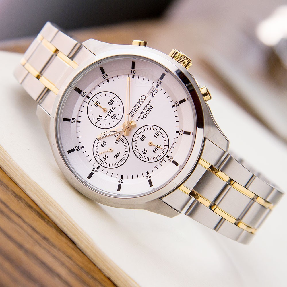 Đồng hồ nam Seiko SKS541P1 dây thép, mặt kính Hardlex (kính cứng) BẢO HÀNH 24 THÁNG