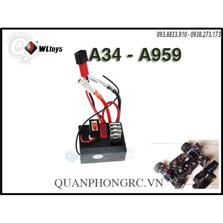 A34 - WLtoys A959 Receiver/ESC For (A959)