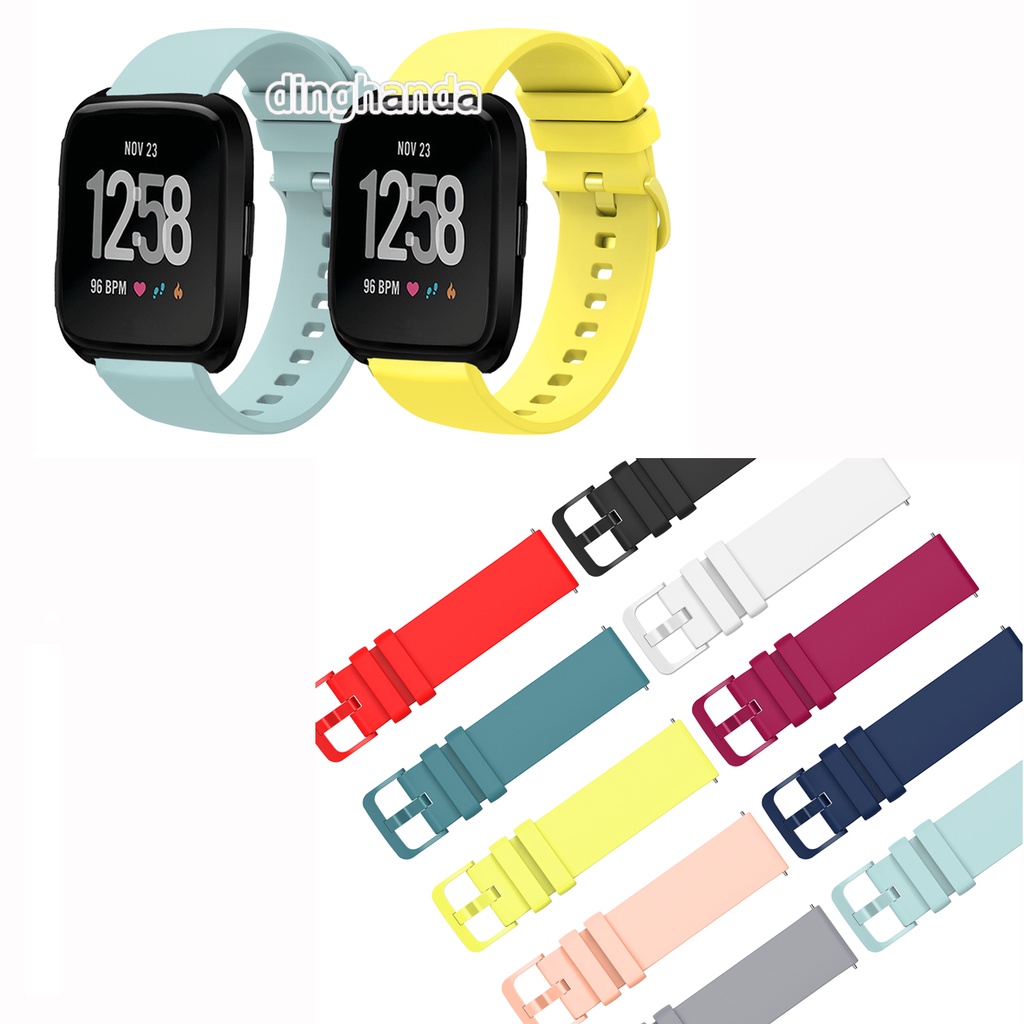 Dây Đeo Thay Thế Bằng Silicone Cho Đồng Hồ Thể Thao Fitbit Versa Lite Versa 2 Versa SE