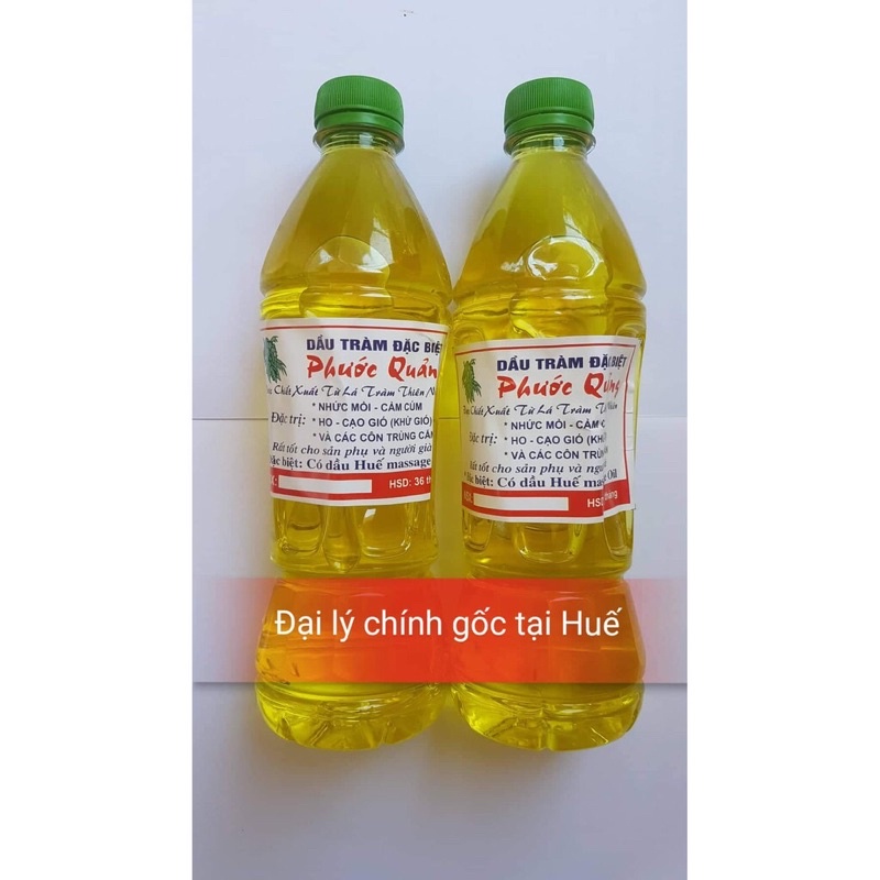 0.5 lít dầu tràm nguyên chất Phước Quảng