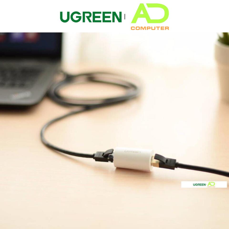 Đầu nối mạng RJ 45 cái sang cái thiết kế đẹp mắt UGREEN 20391 (trắng)