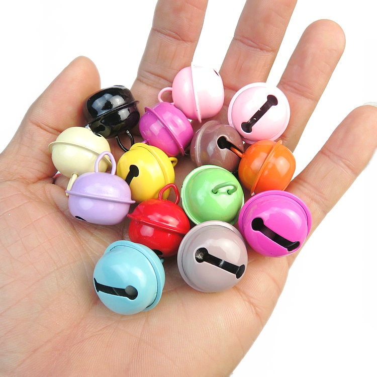 Set 10 Chuông Nhỏ 22mm Màu Sắc Ngẫu Nhiên Trang Trí Cây Thông Noel