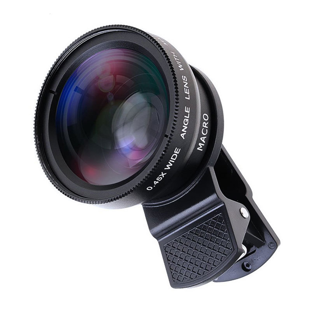 Bộ Lens Kẹp Điện Thoại 0.45x 49mm | BigBuy360 - bigbuy360.vn