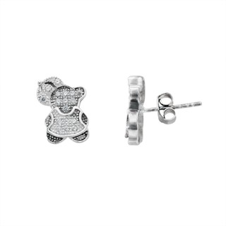 Hoa tai bạc nữ Bạc Ngọc Tuấn E02HTU000024