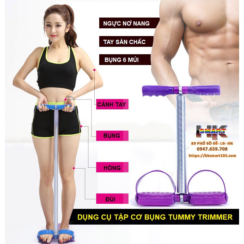 Dây Tập Lò Xo Tummy - Giảm Mỡ bụng hiệu quả mà rất dễ sử dụng