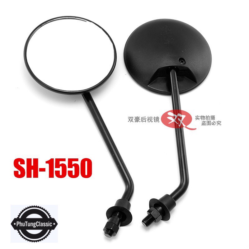 Gương chiếu hậu tròn CG125, dùng cho xe moto