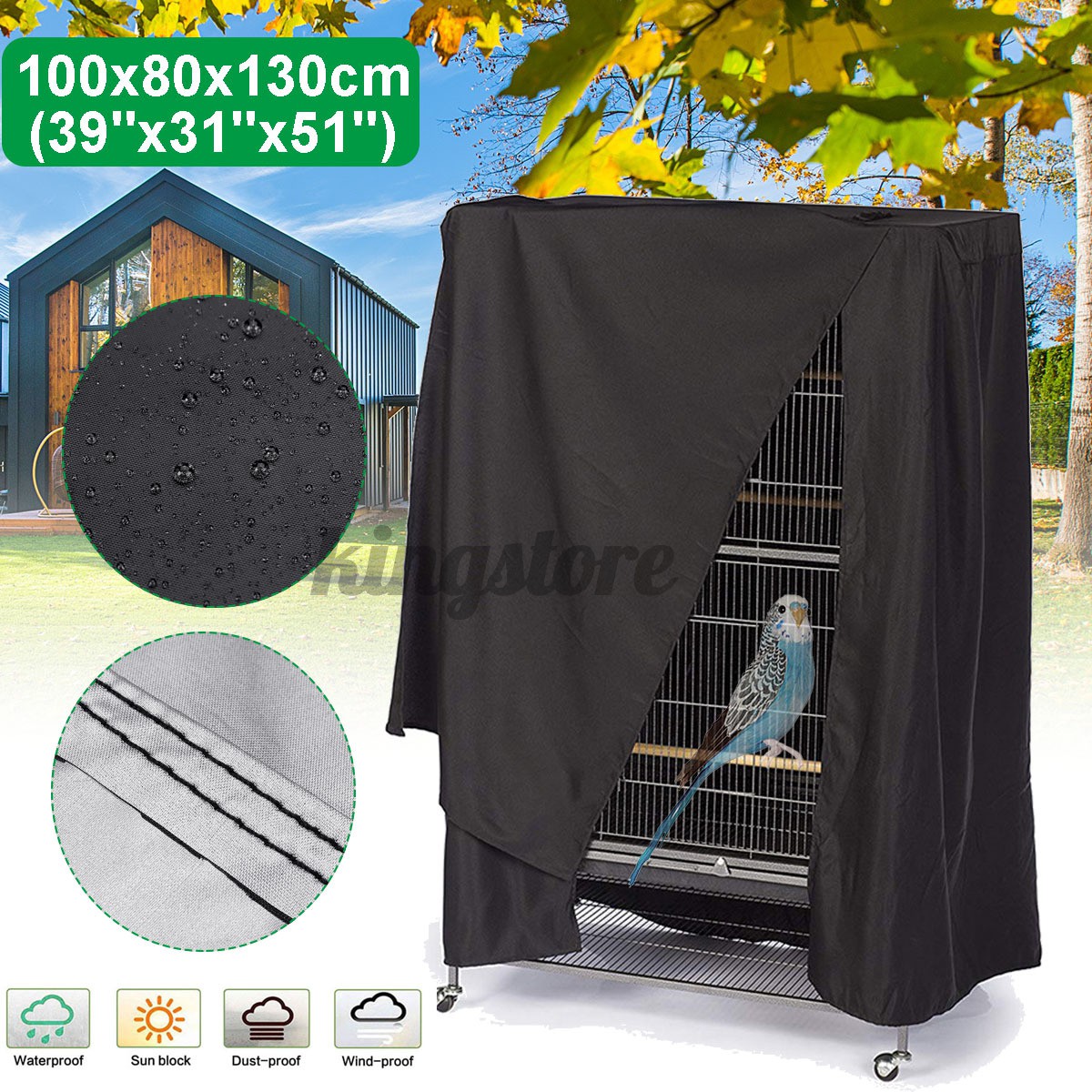 Dụng cụ bọc che lồng chim lớn trọng lượng nhẹ