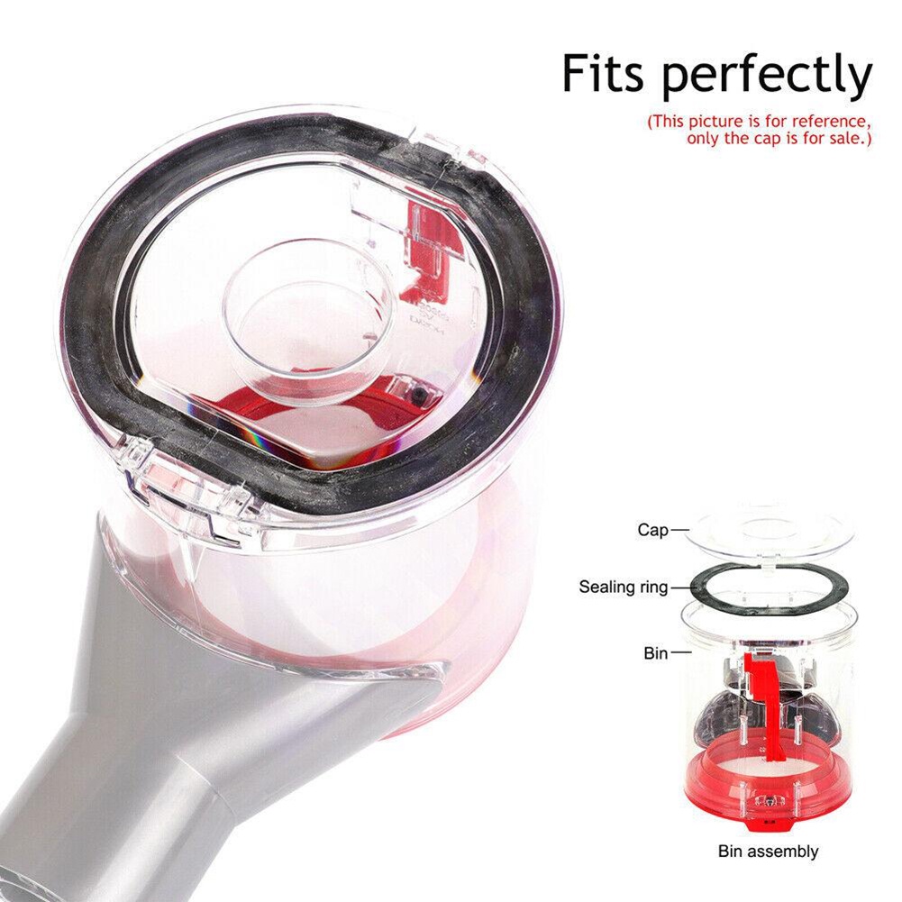 Nắp Đậy Máy Hút Bụi Dyson V6 V7 V8 Kèm Vòng Đệm