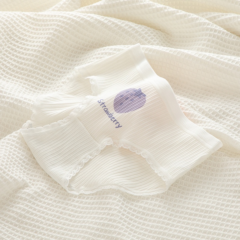 Set 5 Quần Lót Cotton Lưng Vừa Thoáng Khí Cho Nữ