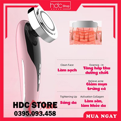 [SALE GIÁ SỐC] MÁY MASSAGE MẶT HDSD TIẾNG VIỆT BẢO HÀNH 3 THÁNG - MÁY CHĂM SÓC DA MẶT TOÀN DIỆN DRY007 | BigBuy360 - bigbuy360.vn