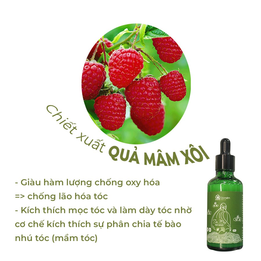 [Mã COSBEAUTY - 70k đơn 250k] Hair Serum Tóc Mây Cao Cấp Kích Thích Mọc Tóc Giúp Tóc Chắc Khỏe Cỏ Mềm 50ml