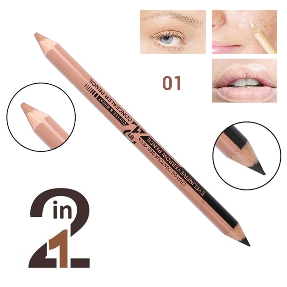 Bút Kẻ Lông Mày COCUTE 2 Đầu Chống Nước Che Khuyết Điểm Lâu Trôi 1.5g | BigBuy360 - bigbuy360.vn