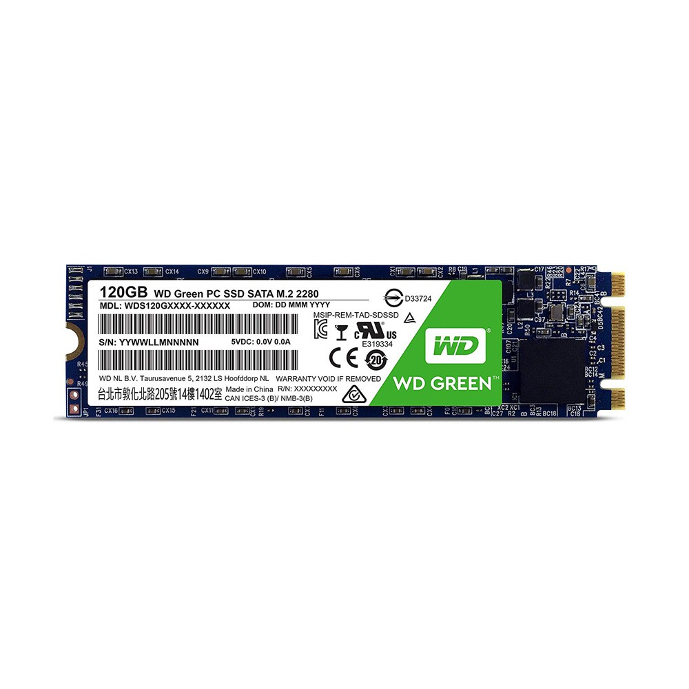 Ổ cứng SSD WD Green WDS120G2G0A 120GB M2-Bảo hành 36 T