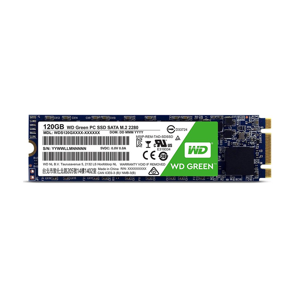 Ổ cứng SSD Western Digital SSD WD Green 120GB 2.5" M.2 - WDS120G2G0B - Hàng Chính Hãng