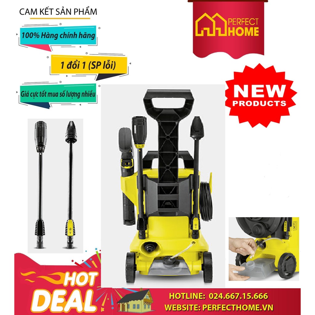 Máy phun rửa áp lực cao Karcher 9.653-333.0 K 2 Premium Full Control *EU ( 1.673-420.0 )