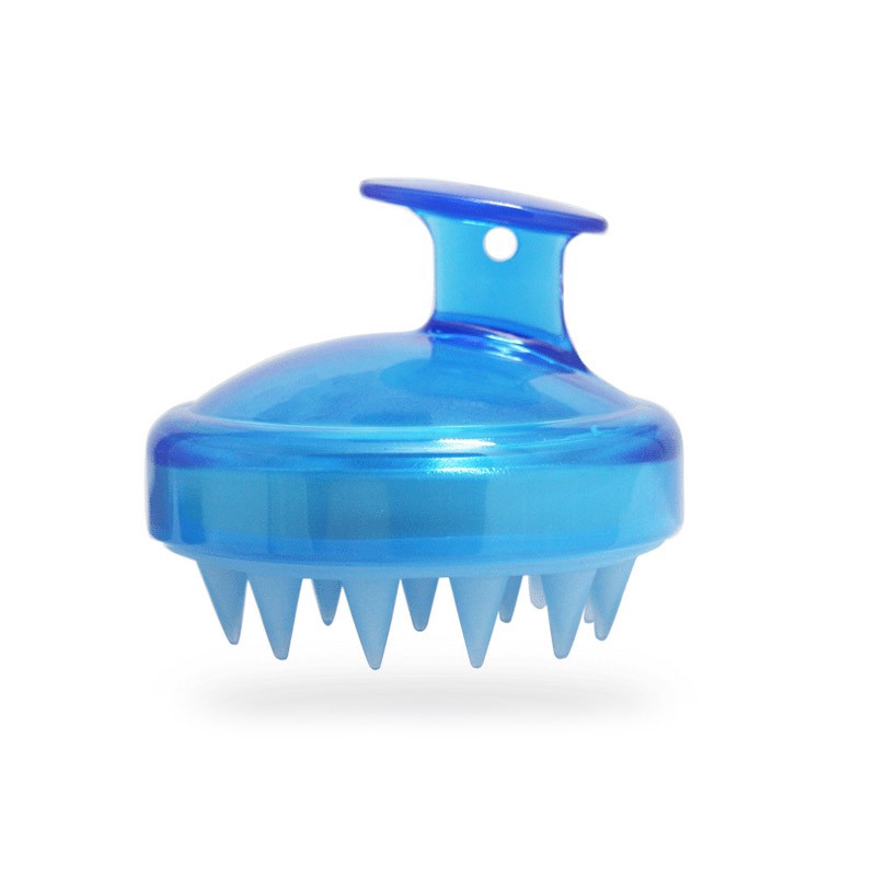 Bàn chải gội đầu bằng silicon mát xa da đầu tiện dụng