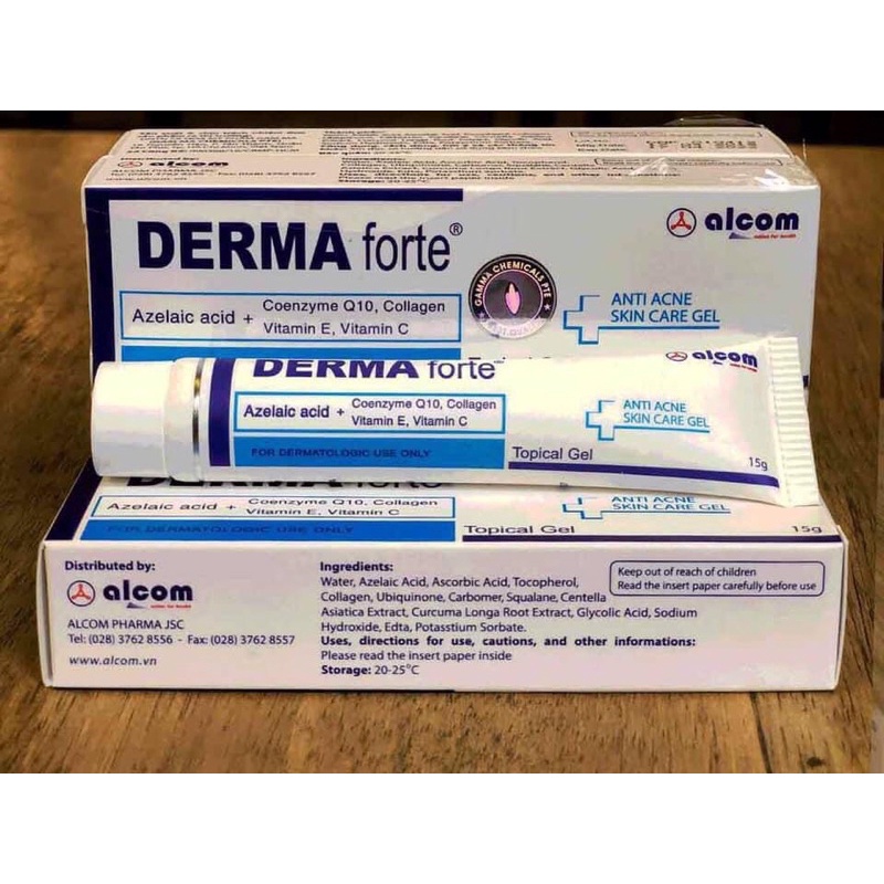 [CHÍNH HÃNG] Gel DERMA FORTE Làm Mờ Thâm, Giảm Mụn 15g | WebRaoVat - webraovat.net.vn