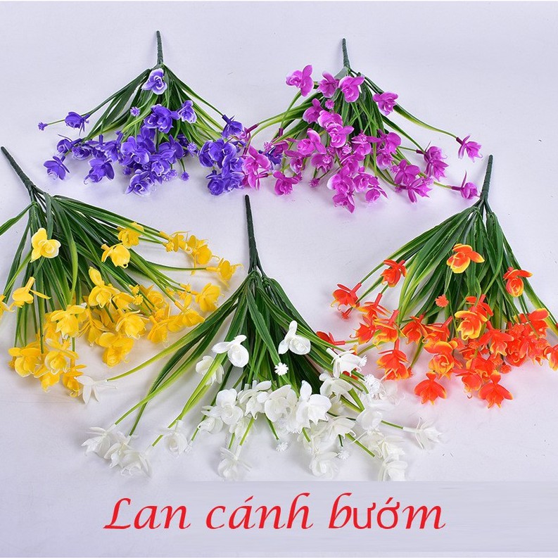 Hoa giả - HOA LAN CÁNH BƯỚM sang trọng decor nhà cửa, hội nghị, chụp ảnh