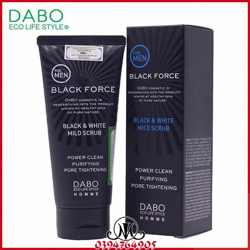 Sữa rửa mặt cho nam DABO Hàn Quốc Black Force MO23