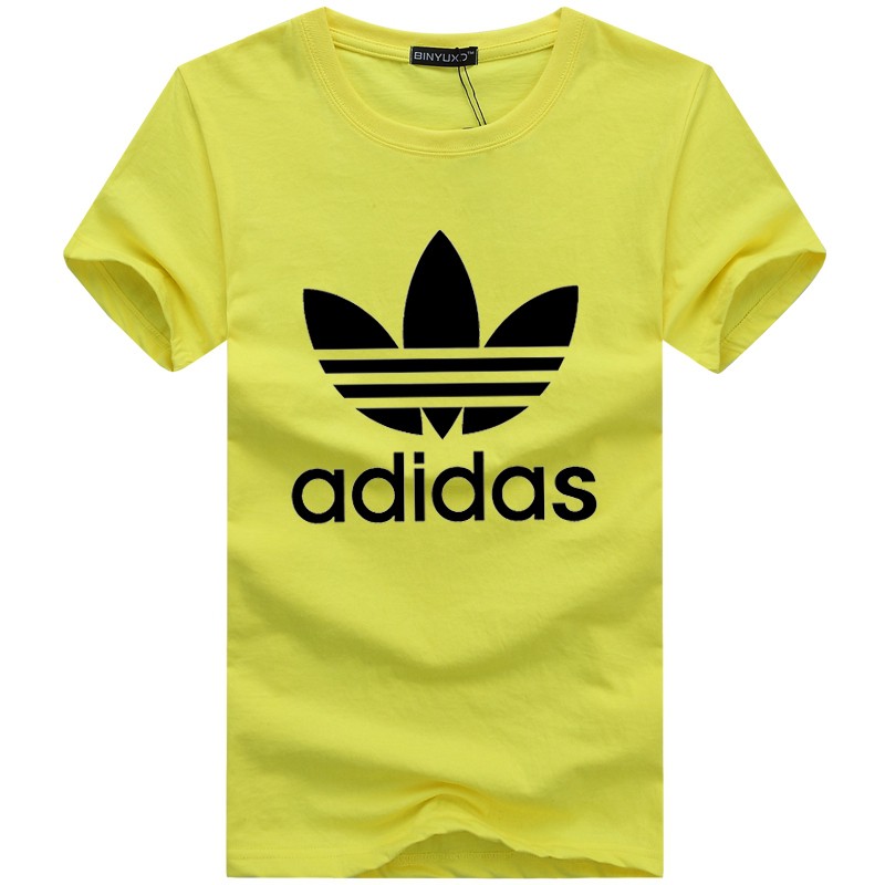 ADIDAS Áo Thun Nam Tay Ngắn Cổ Tròn Có In Hình Thời Trang Phong Cách