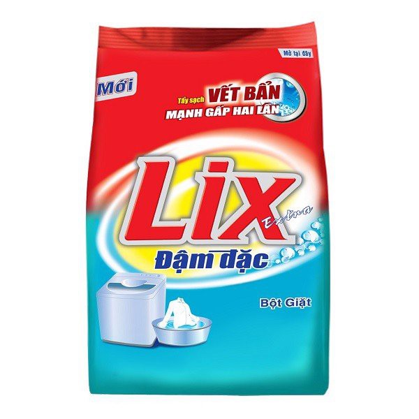 Bột giặt Lix Extra đậm đặc 6kg