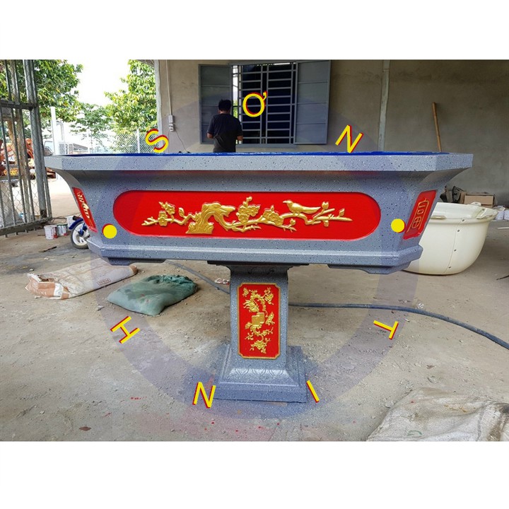 Sơn chậu Dolphin hệ nước màu đỏ 107 1 kg