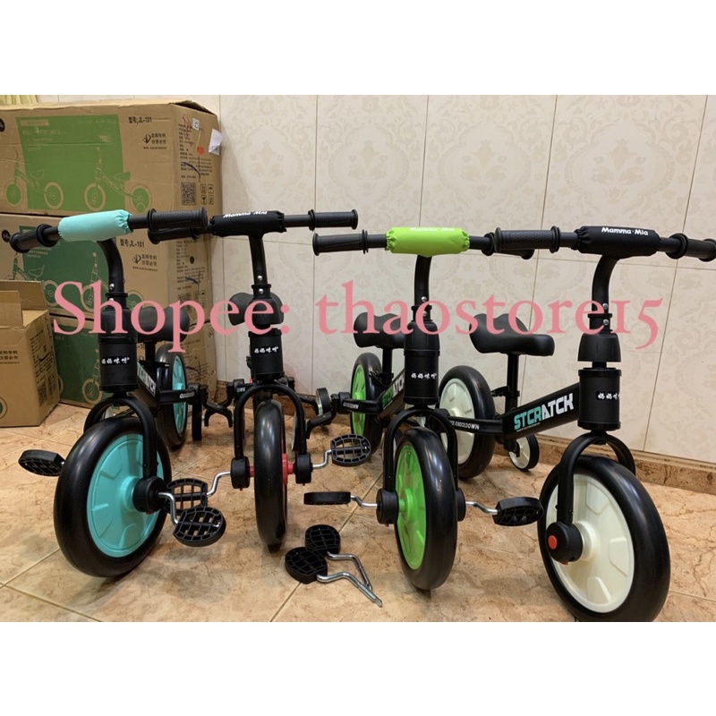 XE 3in1 - thăng bằng, chòi chân, xe đạp ( CÓ MẪU MỚI )
