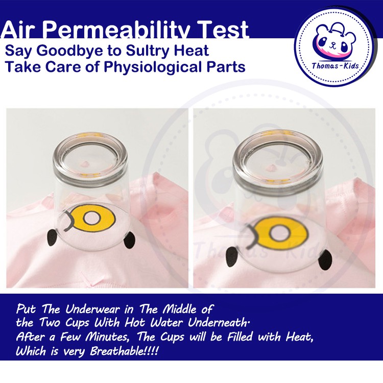 Bộ 5 Quần Lót Boxer Cotton Màu Trơn Thời Trang Cho Bé Gái Từ 3-12 Tuổi