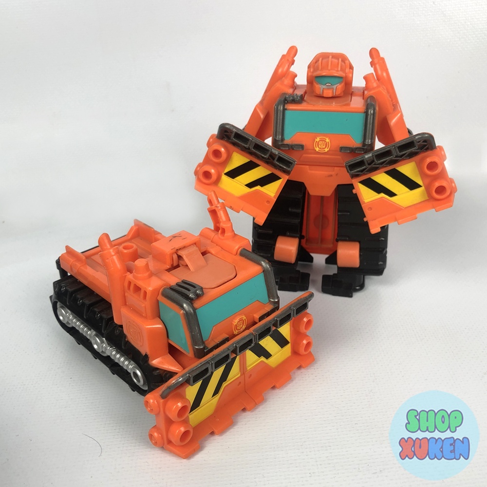Robot transformers biến hình máy ủi, máy xúc, xe tải, máy bay và xe đua chỉ với 1 bước  - Shopxuken