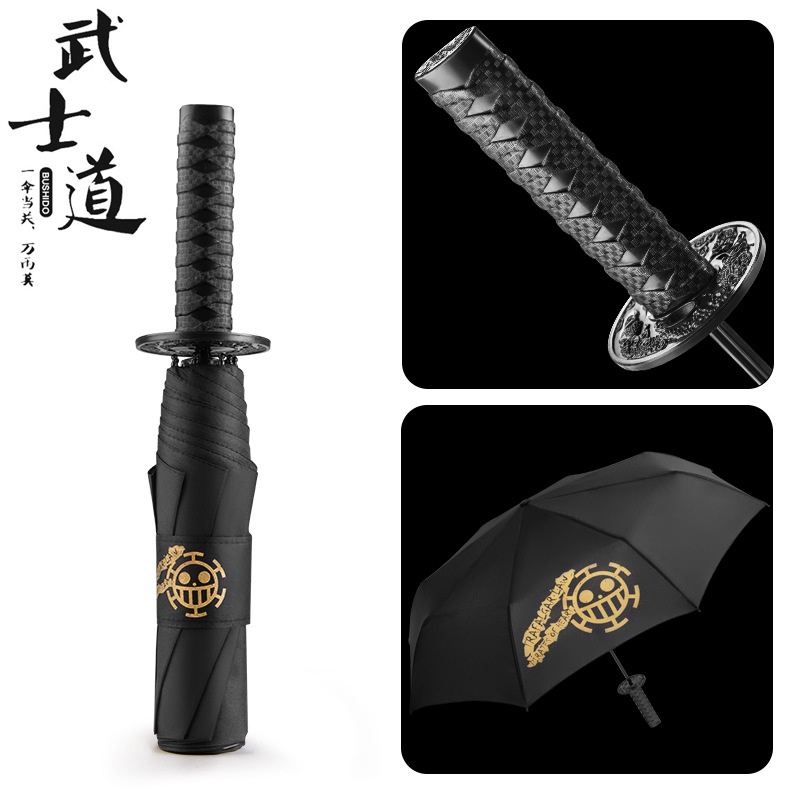 Ô dù Katana phong cách Zoro trong Anime One Pice, Kimetsu No Yaiba, Naruto