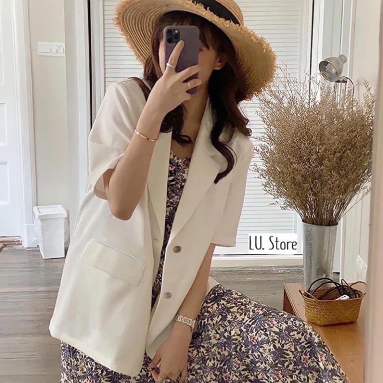 [HÀNG QUẢNG CHÂU ] Vest Trơn Voan Cộc Tay Freesize  [ẢNH THẬT]
