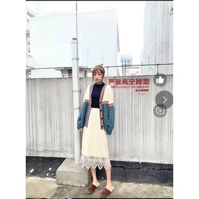 Áo khoác cardigan dệt kim dáng rộng thời trang cho nữ | BigBuy360 - bigbuy360.vn