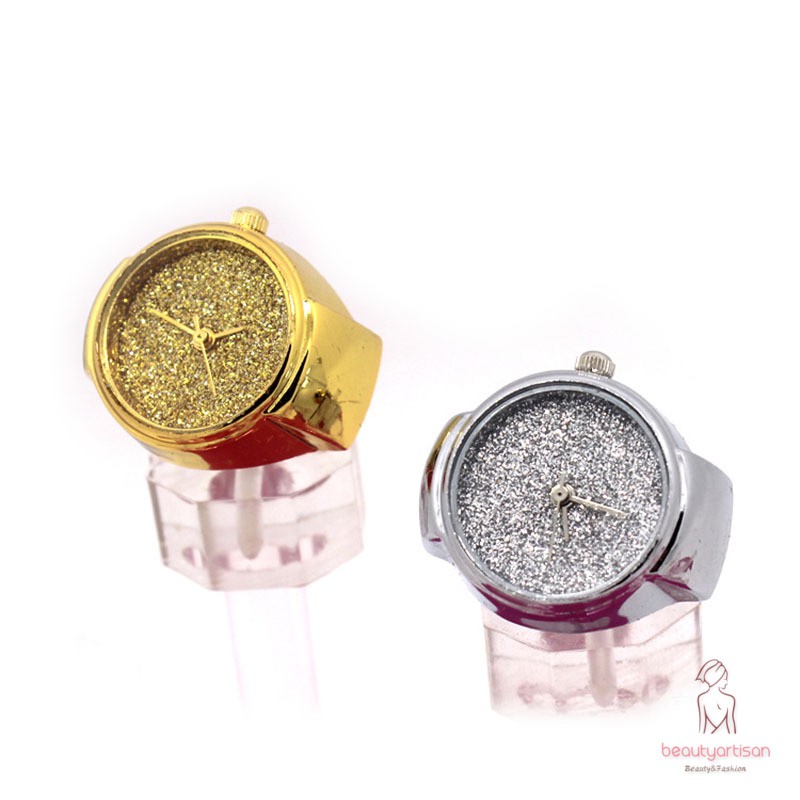 Đồng hồ dạng nhẫn chạy bằng pin thời trang dành cho nam và nữ