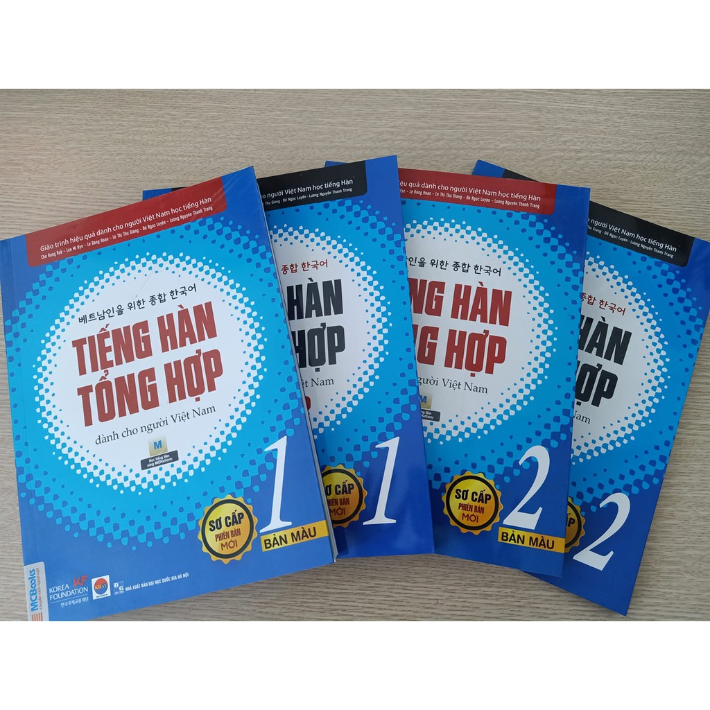 Combo sách - Giáo trình Tiếng Hàn Tổng Hợp Dành Cho Người Việt Nam - Trình độ Sơ cấp