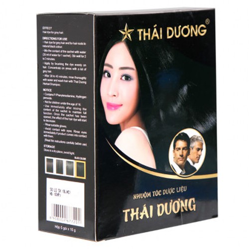 Nhuộm tóc dược liệu Thái Dương màu đen