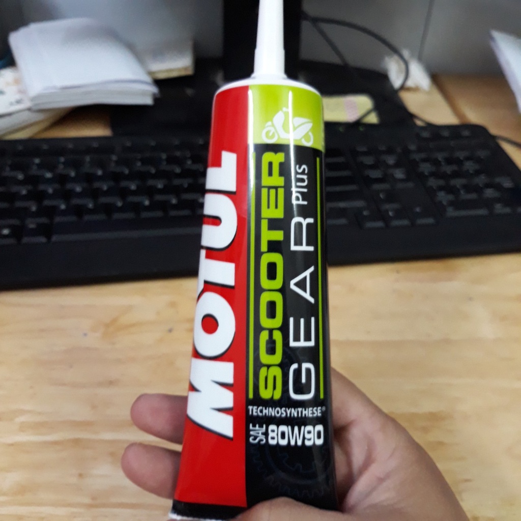 Dầu nhớt hộp số - dầu láp Motul xe tay ga Scooter Gear Plus 80w90 120ml
