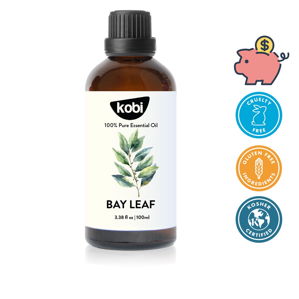 Tinh dầu Nguyệt quế Kobi Bay leaf essential oil giúp đuổi muỗi, khử mùi, làm thơm phòng - 100ml