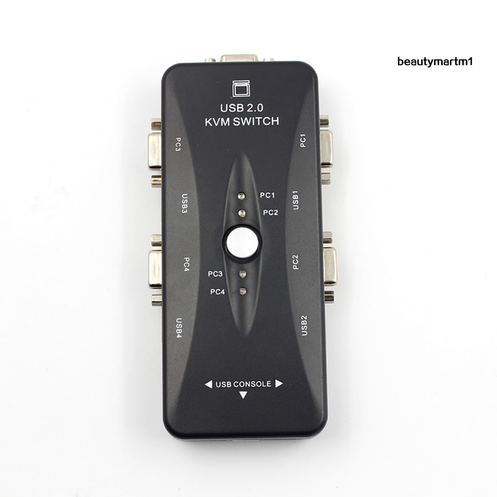 Công Tắc 4 Cổng Usb 2.0 Kvm Cho Máy In / Bàn Phím / Máy In / Vga 1920x1440 | BigBuy360 - bigbuy360.vn