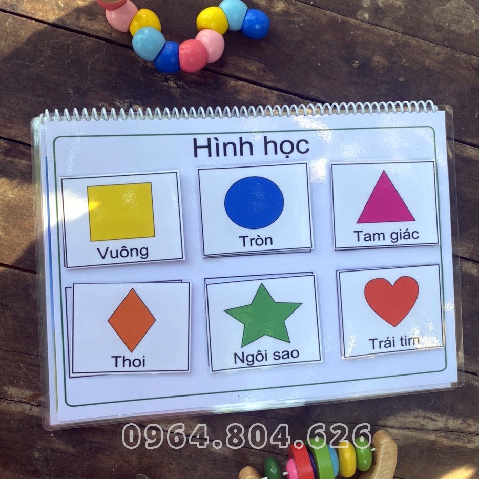 Đồ chơi giáo dục sớm giáo cụ montessori phát triển trí não cho trẻ sơ sinh kích thích thị giác bóc dán cho bé yêu 3045