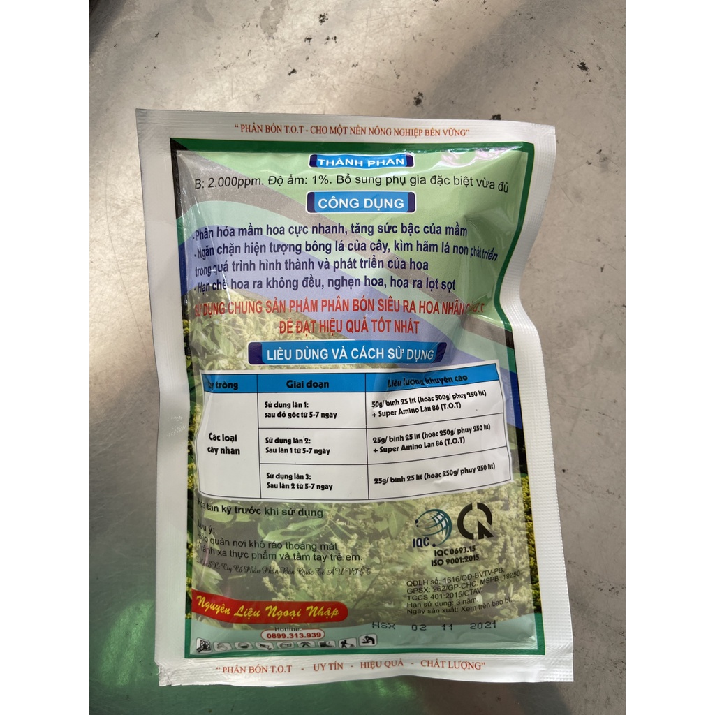 TOT - PHÂN BÓN P1 SIÊU KÍCH HOA