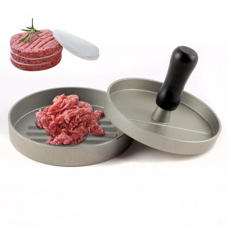 Khuôn Làm Bánh Hamburger Bằng Hợp Kim Nhôm Đường Kính 12cm 12cm