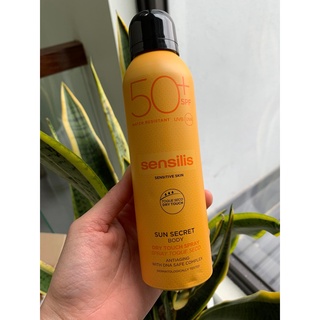 Xịt chống nắng sensilis sun secret spray spf50+ 200ml