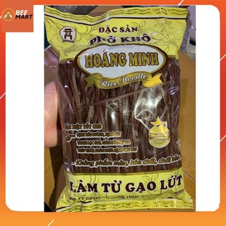 Phở gạo lứt đỏ Hoàng Minh 500gr/gói [Phở gạo lức khô eat-clean giảm cân hiệu quả]
